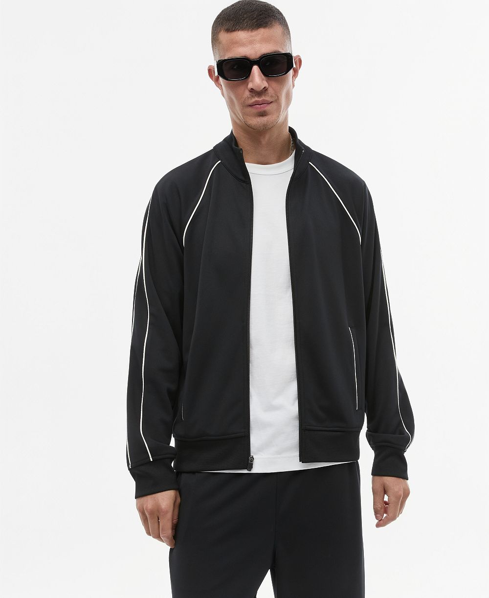 Mode of One Men's Louis Relaxed Piping-Trim Track Jacket, Macy's Exclusive