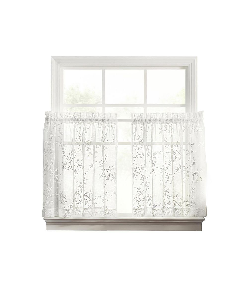 Штора Ellis Curtain Brewster 100% Polyester Embroidered Sheer 70" x 24"
