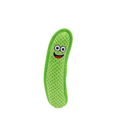 TUFFY Funny Food Celery, Durable Plush Squeaky Dog Toy