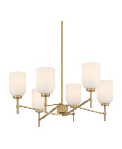 Possini Euro Design Skye 27 3/4" Wide  6-Light Chandelier