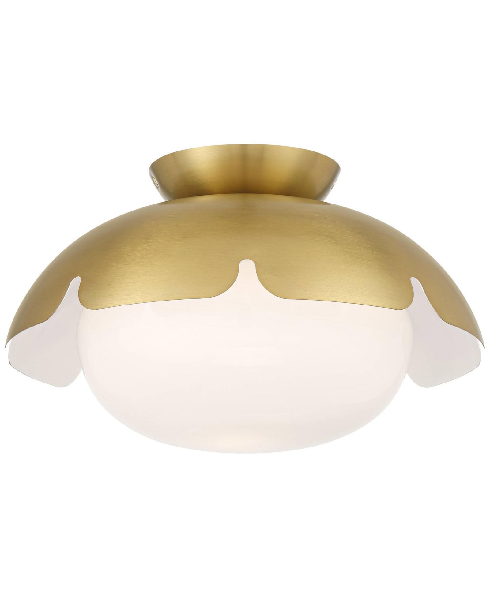 Possini Euro Design потолочный светильник Mina Antique Brass 12"
