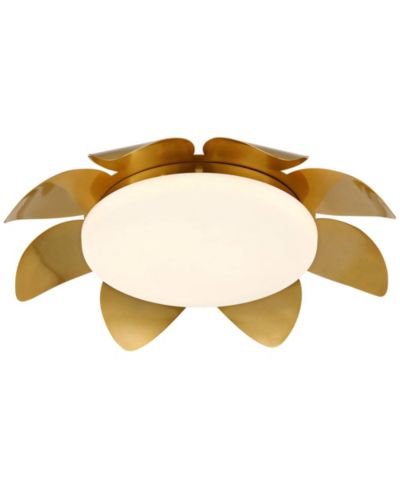 Потолочный светильник Possini Euro Design Radiance 16" Wide Brass Flower LED