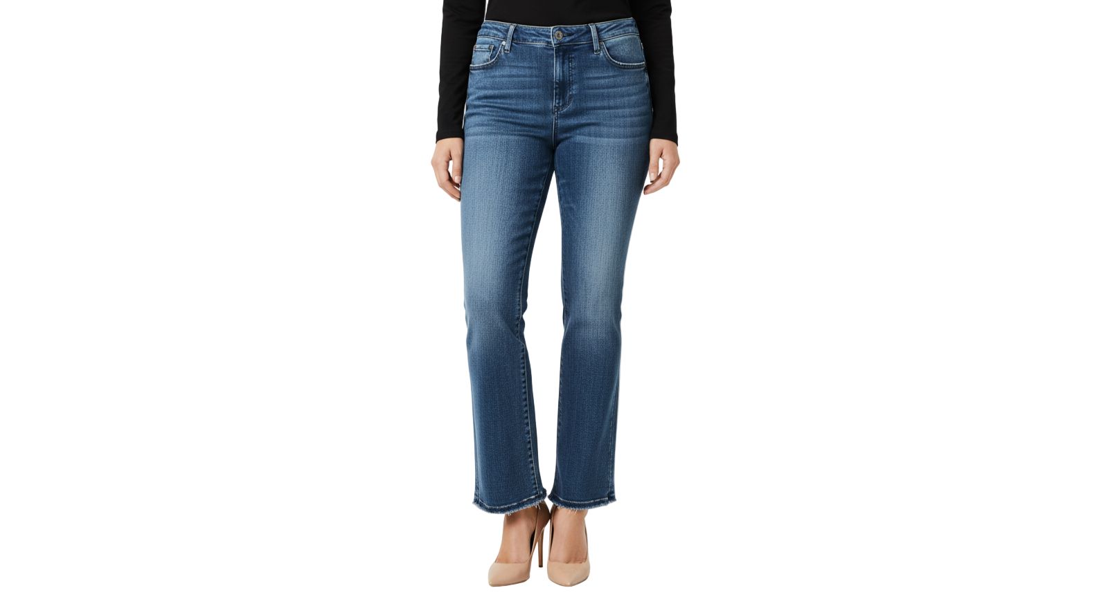 Женцинские джинсы SLINK Jeans Denim high rise flare 28" inseam