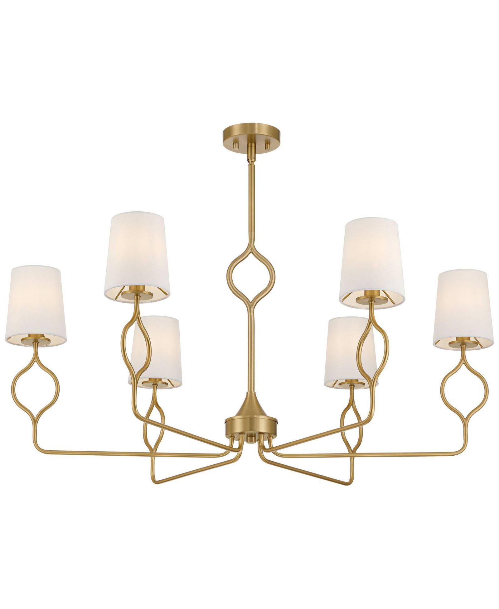 Possini Euro Design люстра Pirouette 40"W, теплый свет, 6 ламп