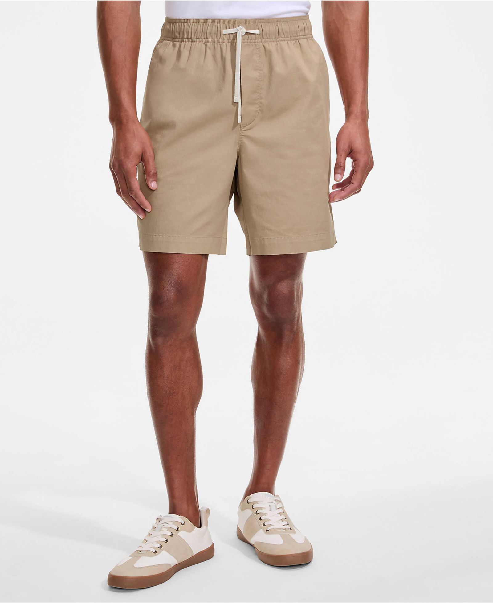 Lands' End Men's 7" Lightweight Twill Pull On Deck Short