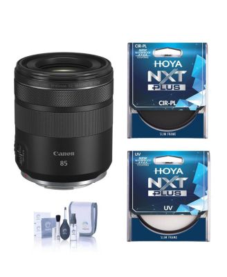 Canon RF 85mm f/2 Macro IS STM Lens with Filter Kit and Cleaning Kit