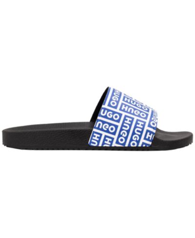 Men's Monogram Logo Slip-on Slides