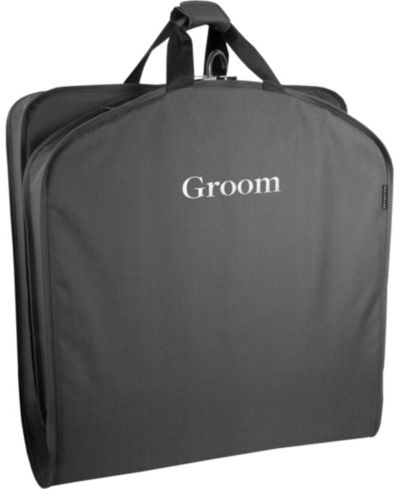 WallyBags дорожная сумка для одежды, Deluxe Groom, вышитая, 40"