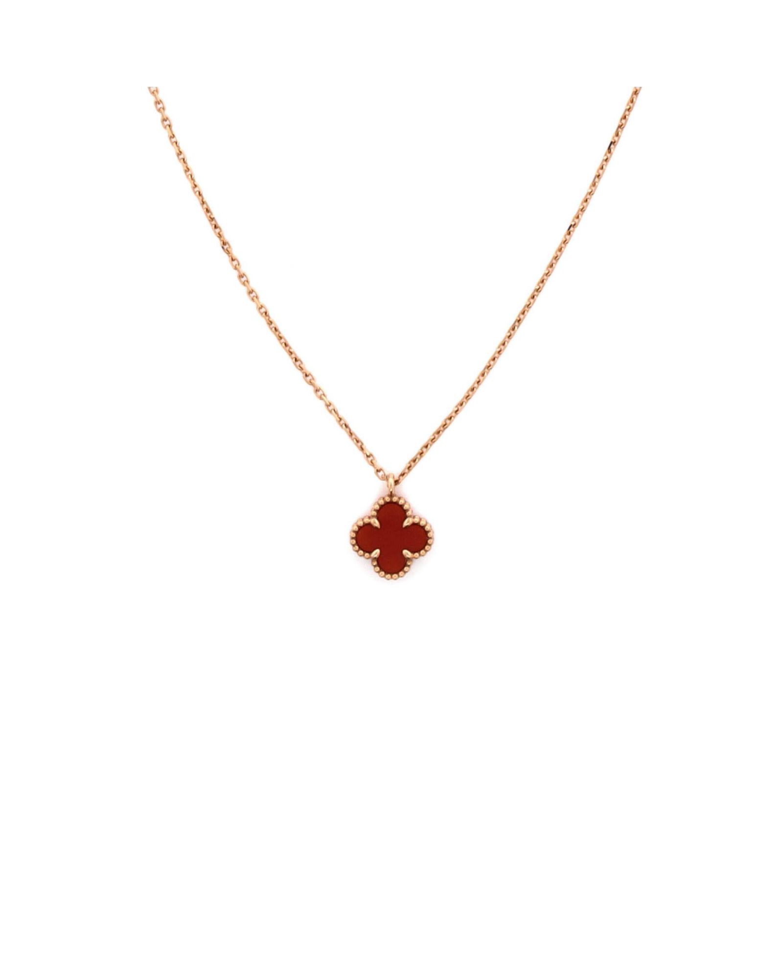 Подвеска-ожерелье Pre-Owned Van Cleef & Arpels Sweet Alhambra