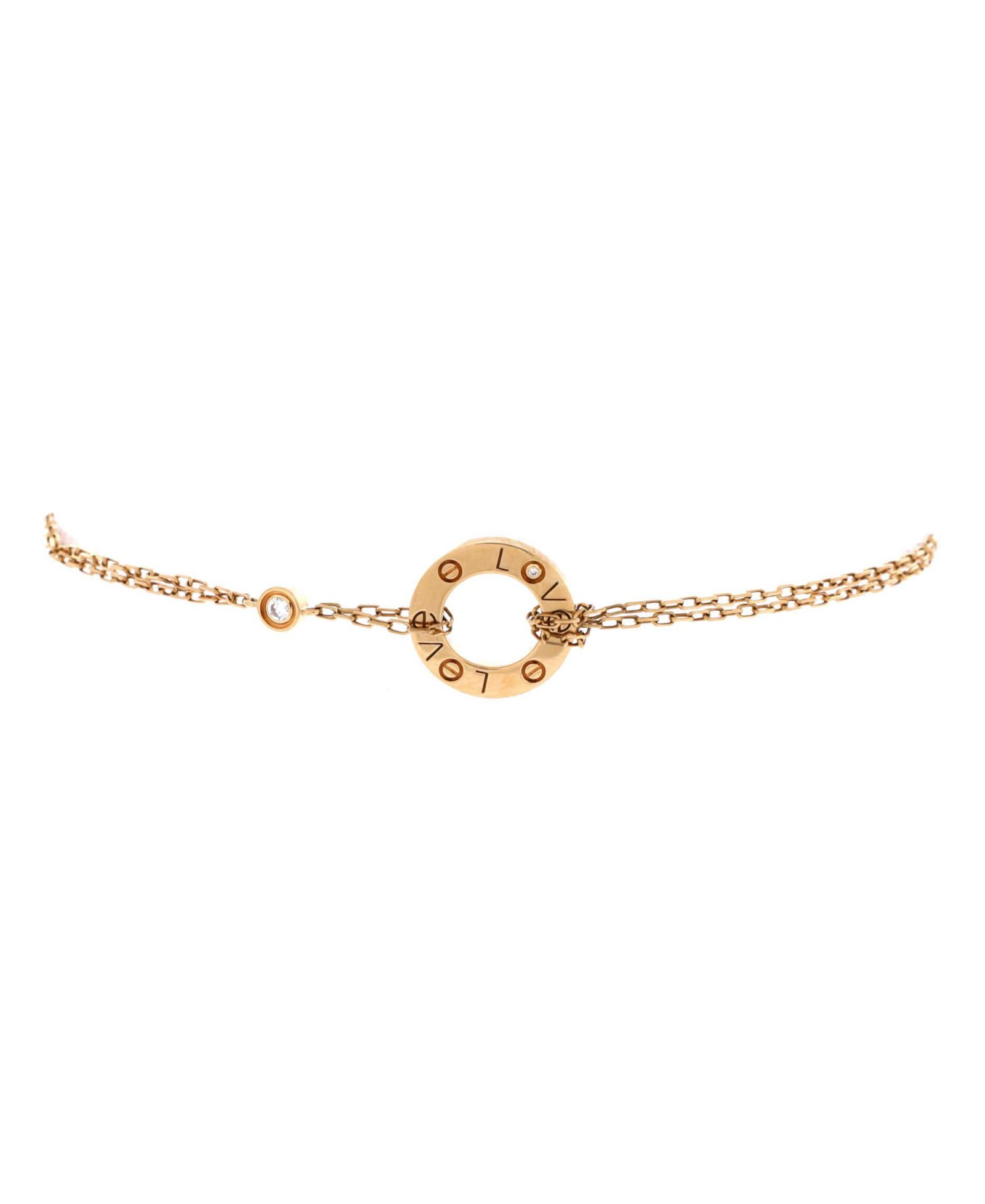 Pre-Owned Cartier Браслет Love с 2 бриллиантами