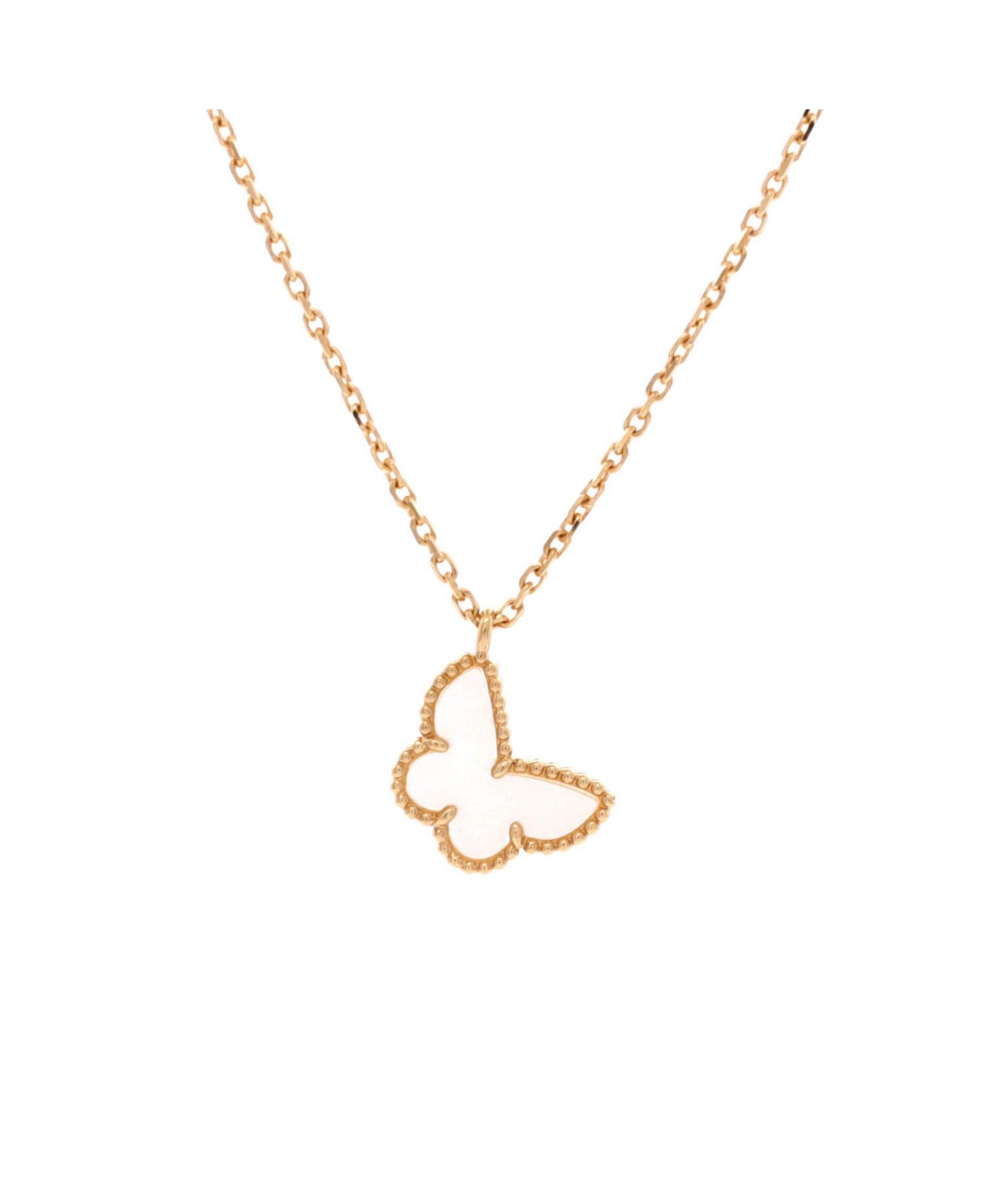 Подвеска ожерелье Van Cleef & Arpels Sweet Alhambra Butterfly, б/у
