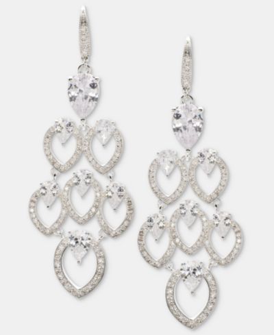 Anne Klein Сереおすすめы পরিচালনাжные серьги-люстры с кристаллами