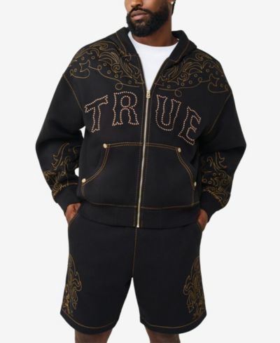 True Religion Мужское худи Rodeo Big T Boxy Zip