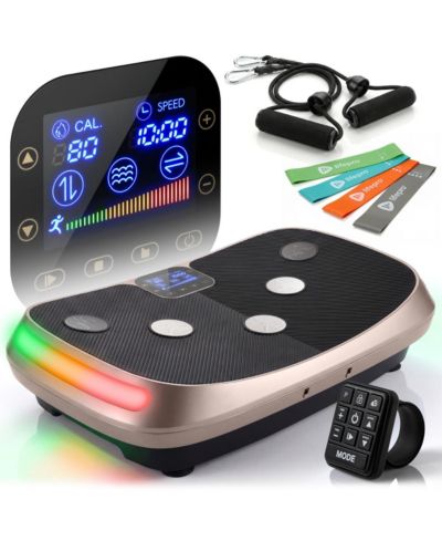 Lifepro Rumblex 4D виброплатформа для упражнений – тройная осцилляция, линейная и пульсационная для фитнеса всего тела