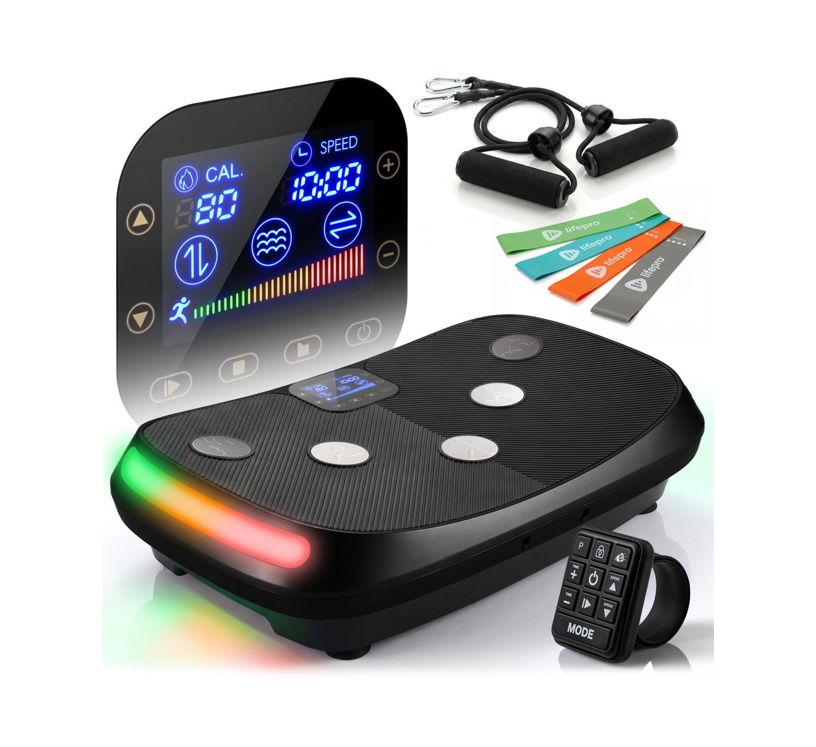 Lifepro Rumblex 4D Vibration Plate Exercise Machine - Triple Motor Oscillation, Linear & Pulsation for Whole Body Fitness