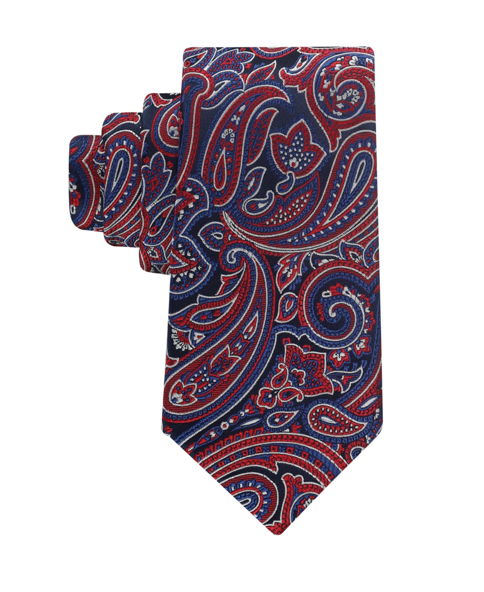 Tommy Hilfiger Men's Colonial Paisley Print Classic Tie