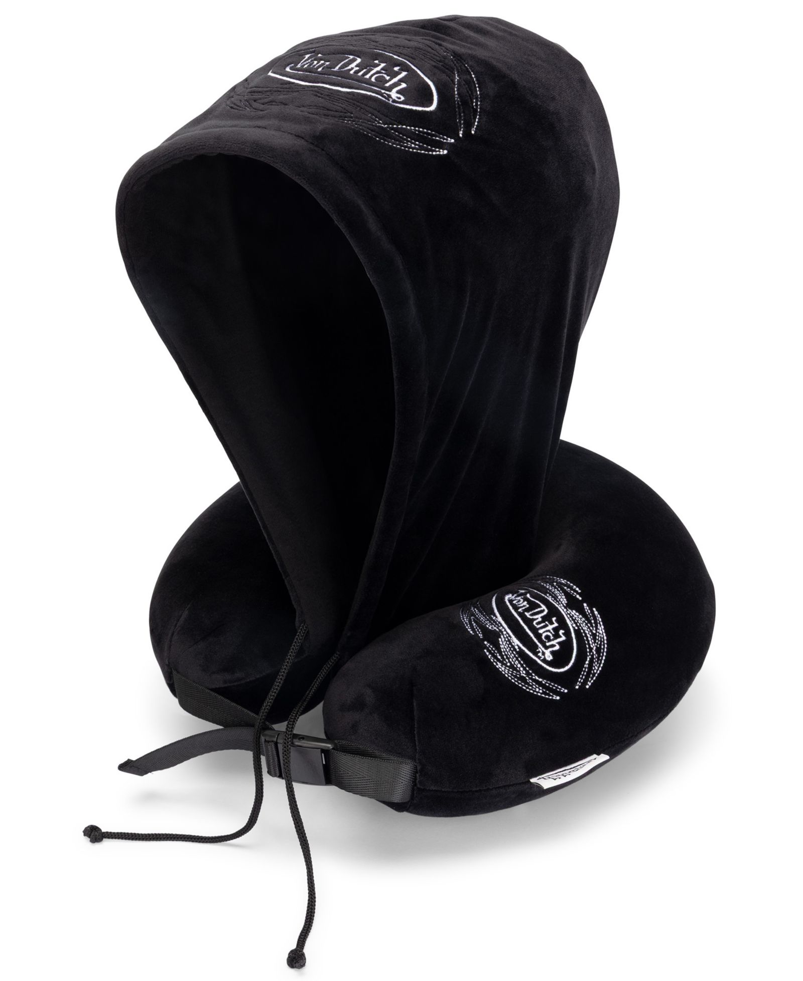 Подушка для путешествий Von Dutch Pinstripe с эффектом памяти, 11"