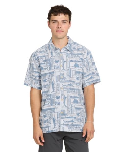 Quiksilver Waterman Men's Short-Sleeve East Cape Shirt