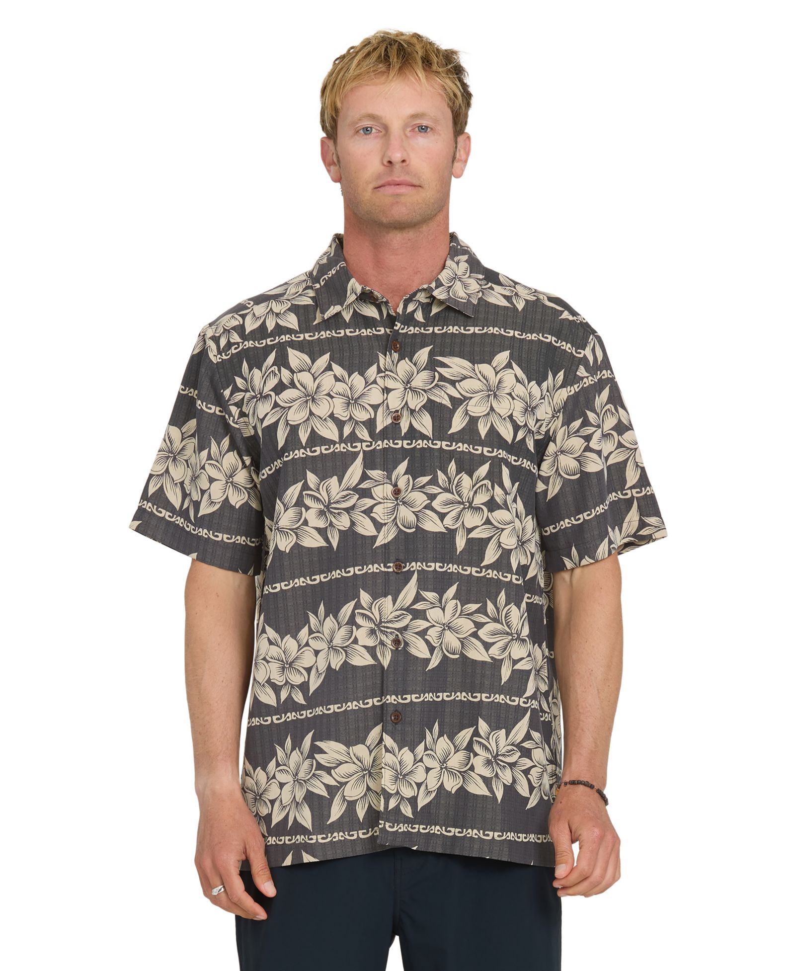 Мужская рубашка с коротким рукавом Quiksilver Waterman Men's Horizons Woven