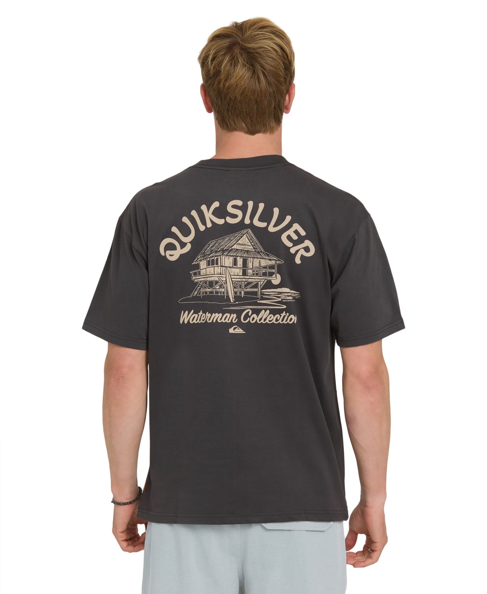 Quiksilver Waterman Men's Tiki Hut Short-Sleeve T-Shirt