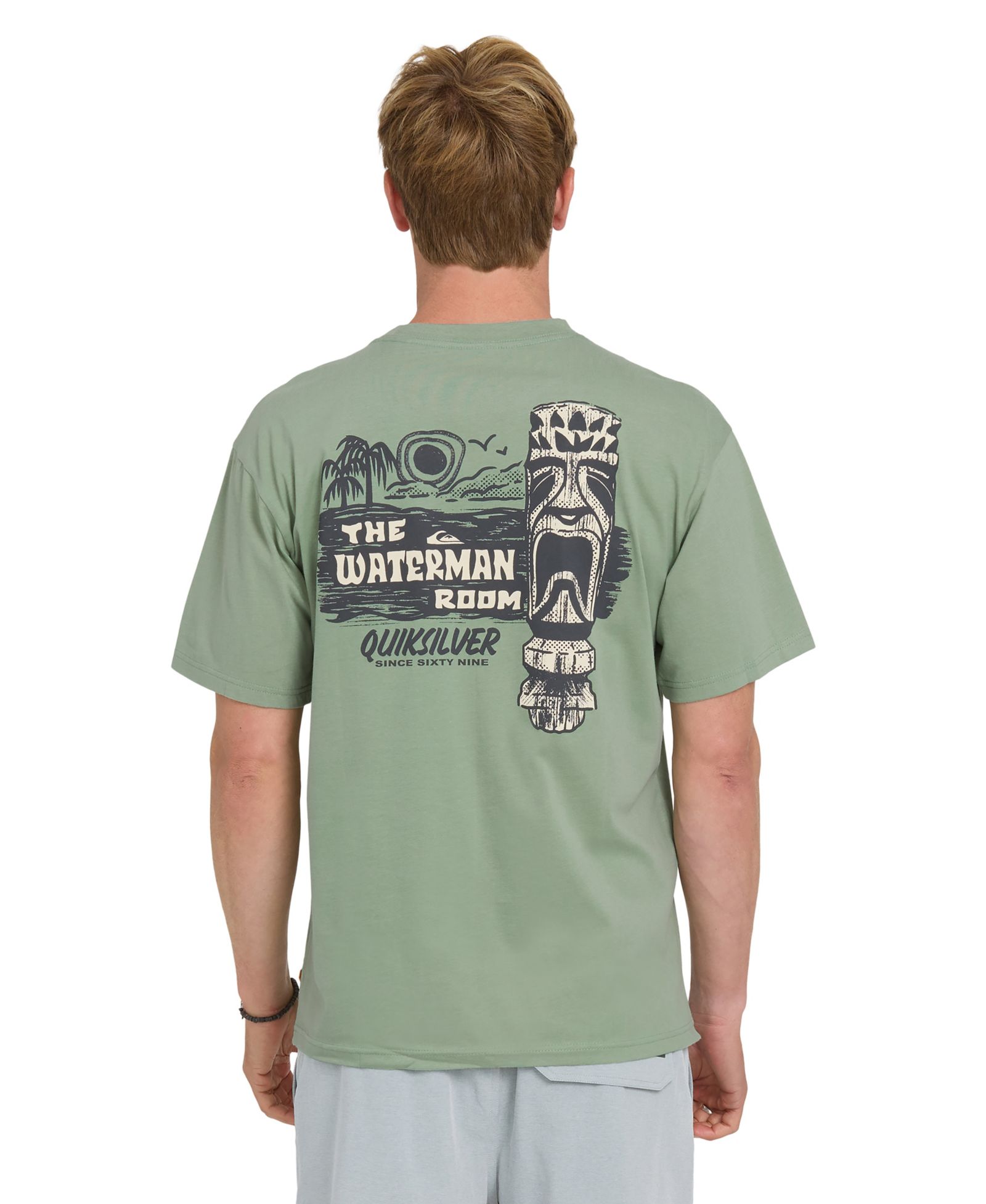 Quiksilver Waterman Men's Room Classic Short-Sleeve T-Shirt