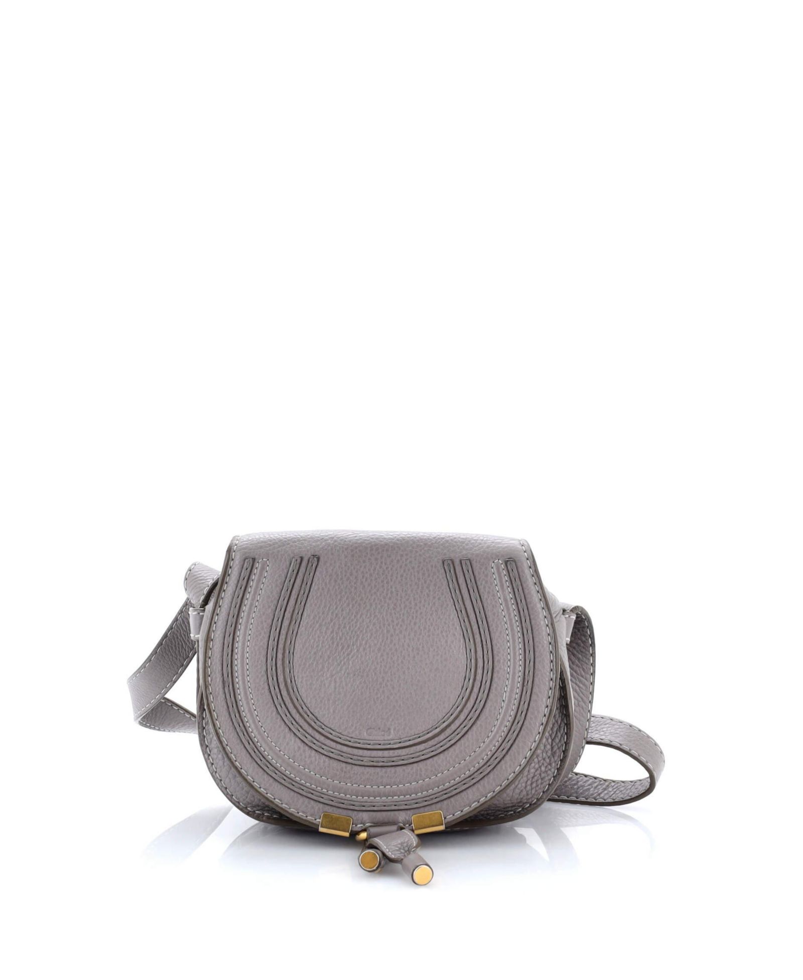 Б/у кожаная сумка через плечо Chloe Small Marcie