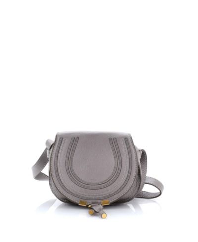 Б/у кожаная сумка через плечо Chloe Small Marcie
