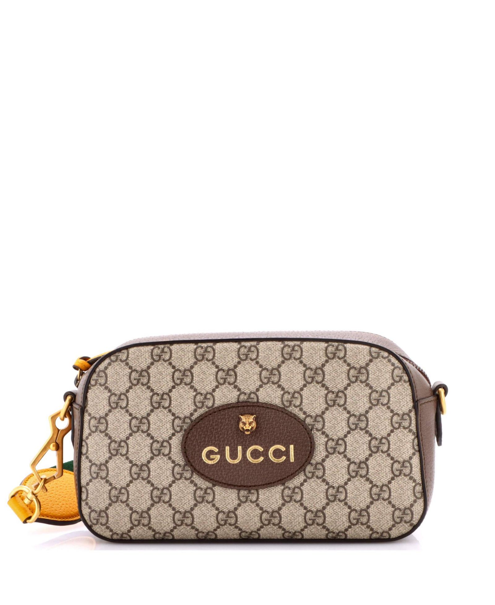 Подержанная сумка-мессенджер Gucci Neo Vintage Camera, полотно GG Coated Canvas