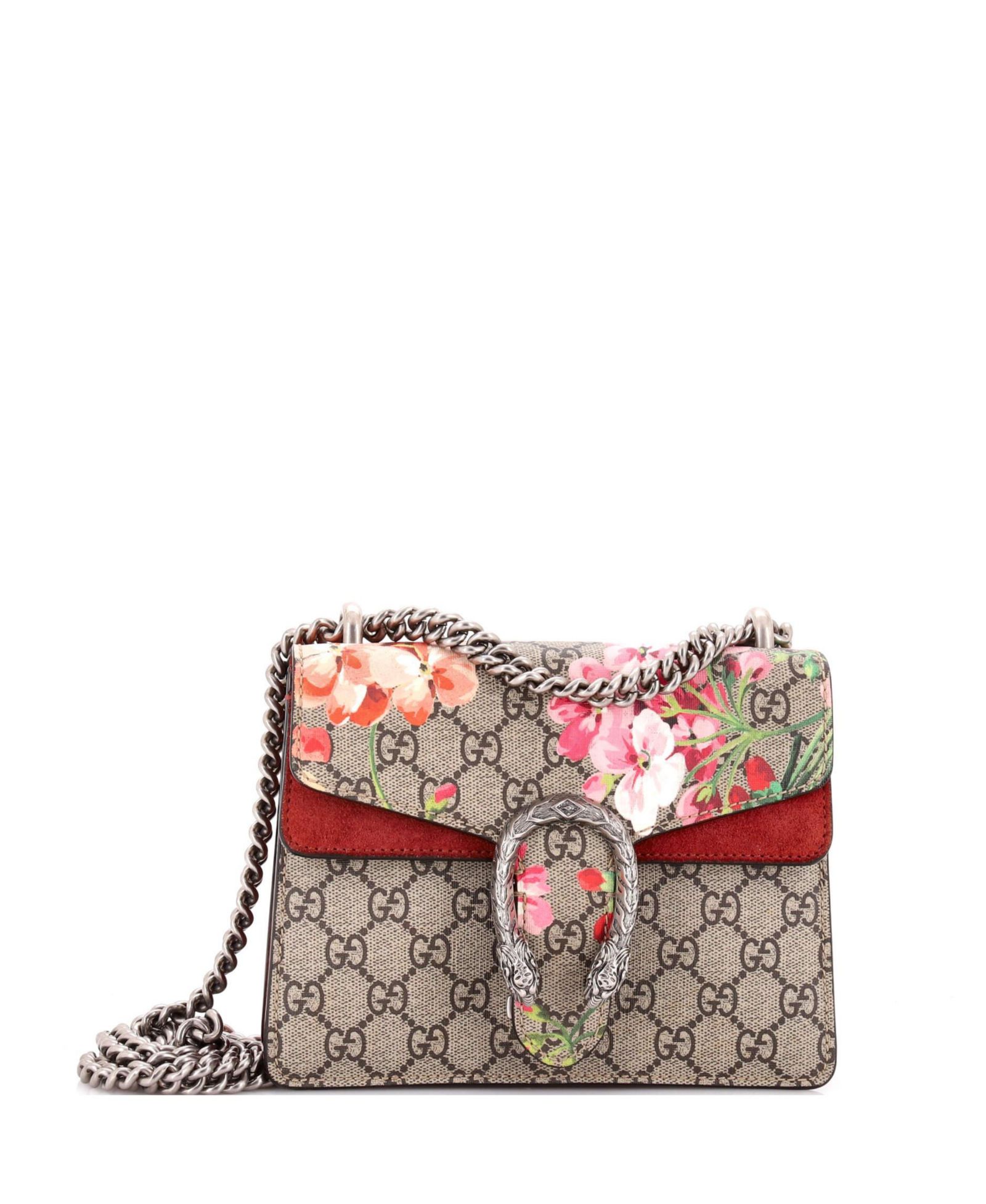Мини сумка Gucci Dionysus Blooms Print GG Coated Canvas