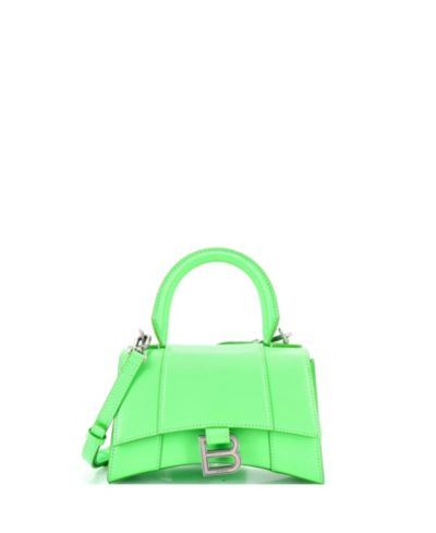 Balenciaga сумка Hourglass Top Handle из кожи б/у XS