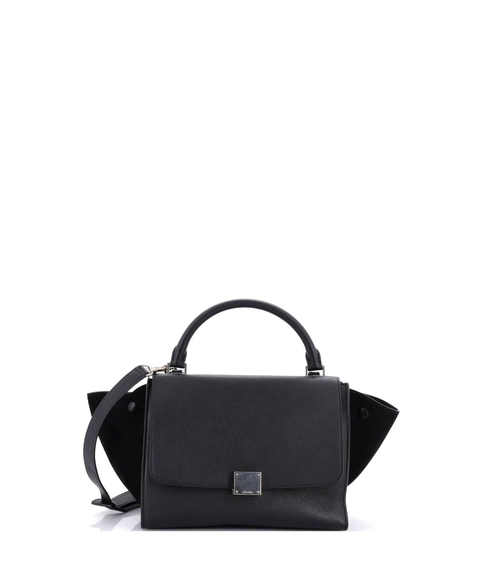 Кожаная сумка Celine Small Trapeze, б/у