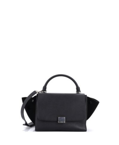 Кожаная сумка Celine Small Trapeze, б/у