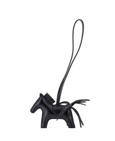 Pre-Owned HERMES брелок для сумки GriGri Rodeo из кожи, б/у