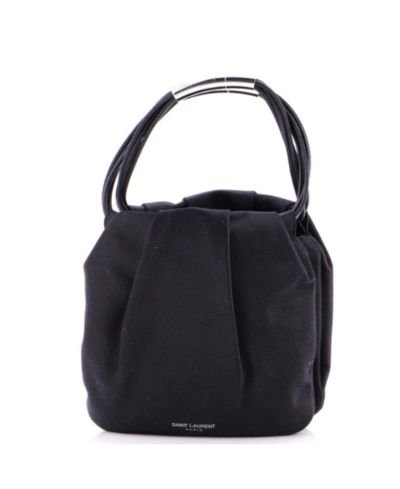 Saint Laurent мини-сумка Pochon Satin Pre-Owned