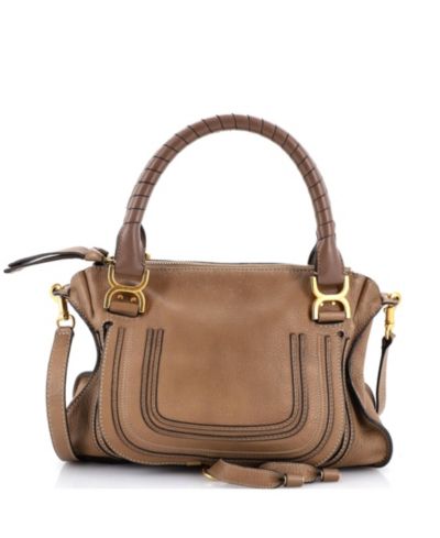 Pre-Owned Chloe Medium Marcie кожаная сумка-саквояж