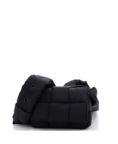 Bottega Veneta сумка через плечо Extra Mini Cassette, нейлон Maxi Intrecciato, б/у