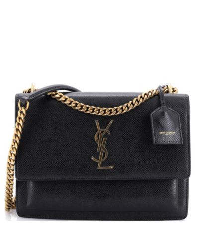 Сумка через плечо Pre-Owned Saint Laurent Sunset Leather Medium