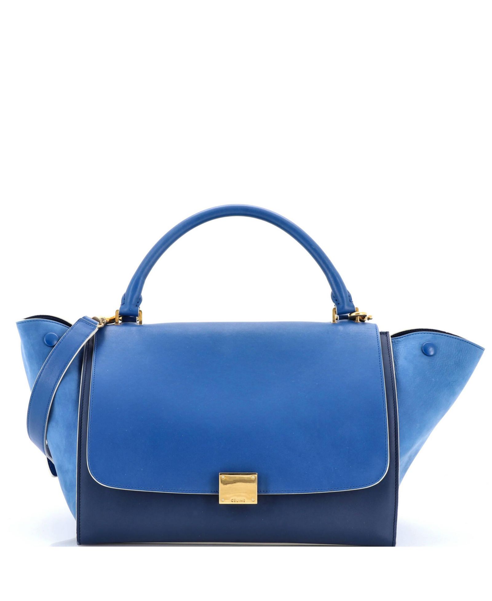 Сумка Celine Medium Trapeze кожаная, б/у