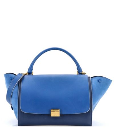 Сумка Celine Medium Trapeze кожаная, б/у