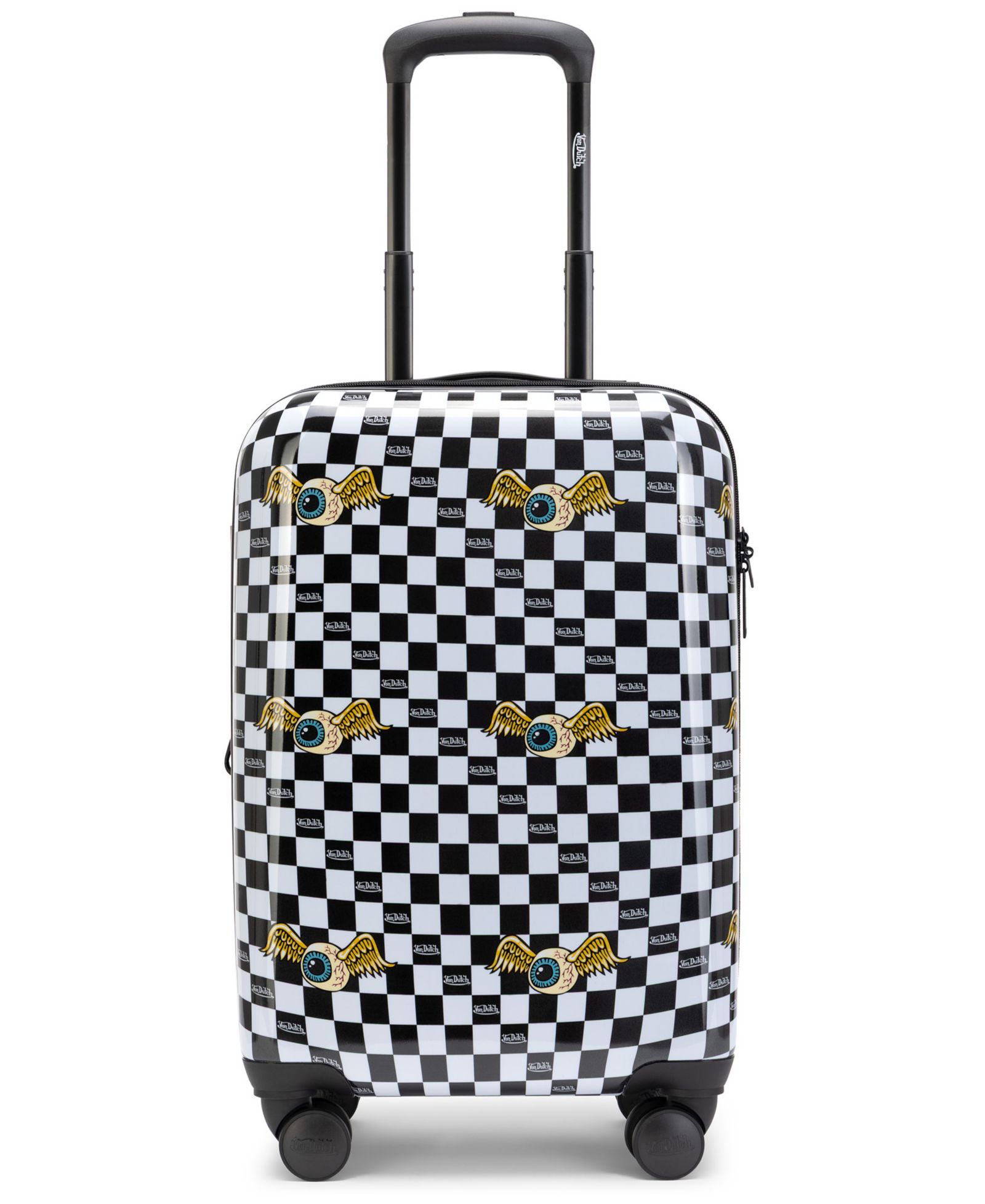 Von Dutch чемодан Hardside Carry-On Spinner Vision Board Small Expandable