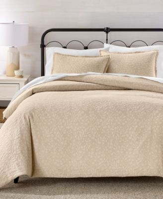 Charter Club Ivy Matelasse 3-Piece Duvet Cover Set, Full/Queen, Macy's Exclusive