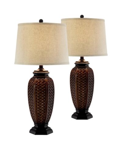 Настольная лампа Regency Hill Tropical Table Lamps, 2 шт.