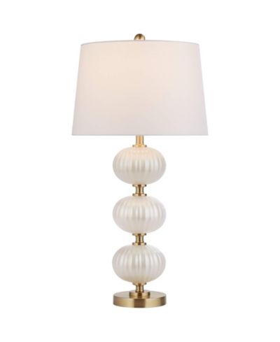 Настольная лампа Possini Euro Design Possini Euro Grace High Pearl Fluted Glass Table Lamp