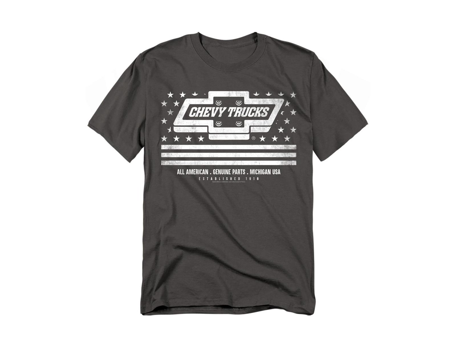 Corvette Men's Chevrolet Trucks USA Flag T-Shirt