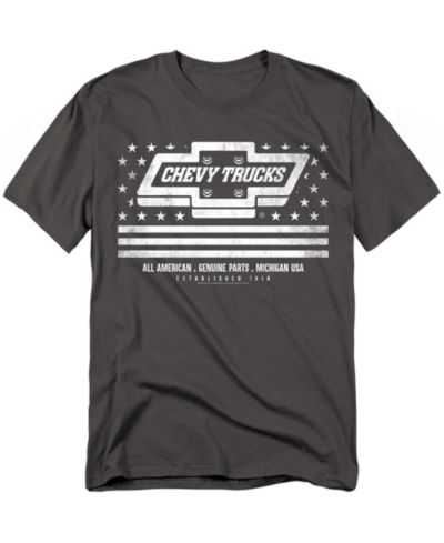 Corvette Men's Chevrolet Trucks USA Flag T-Shirt