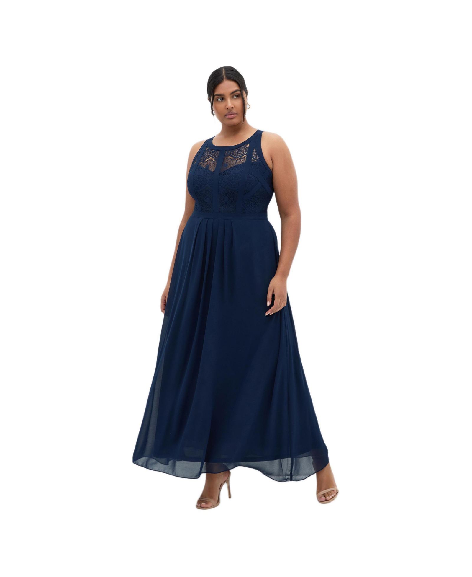 CITY CHIC Женское макси-платье Plus Size с панелями