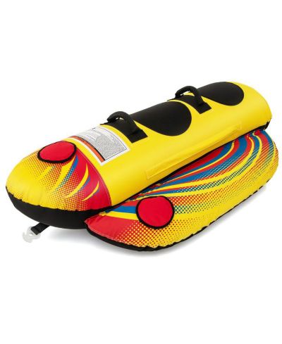 HONGGE 1 or 2 Person Inflatable Towable Tube Banana Boat for Boating