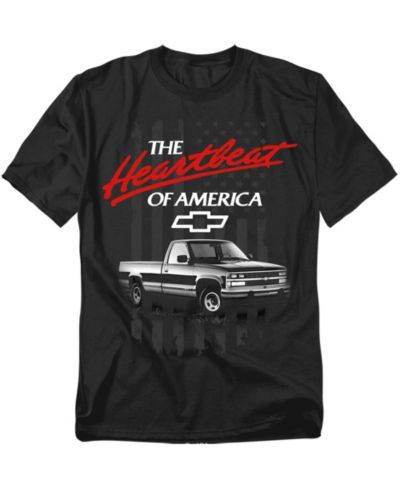 Corvette Men's Chevrolet Heartbeat Of America T-Shirt