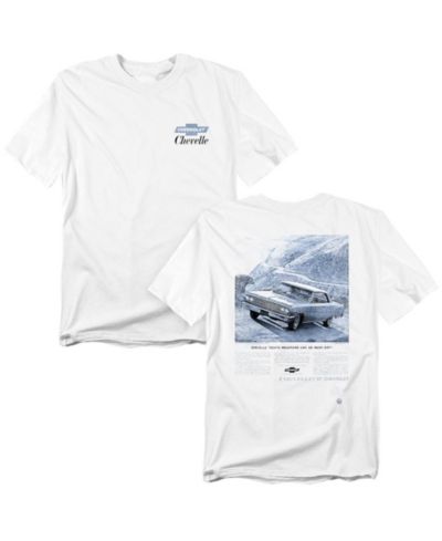 Corvette Men's Chevrolet Chevelle Mountain Ad Front Back T-Shirt