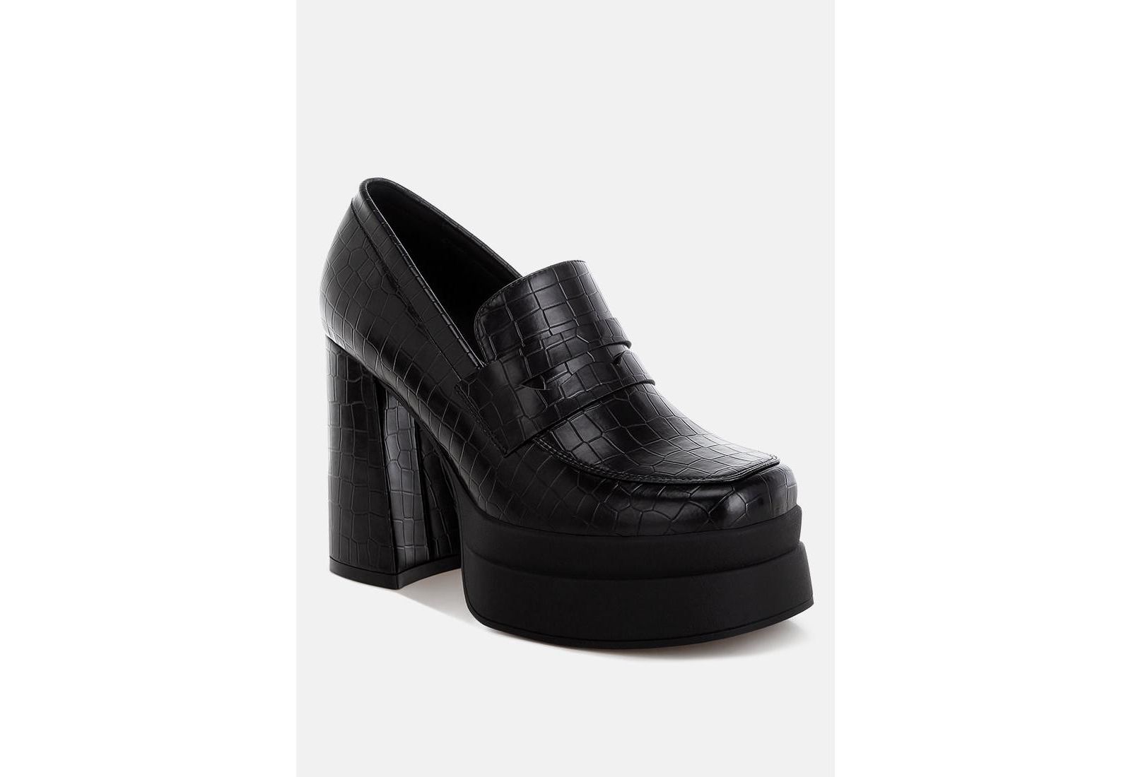 Женские лоферы London Rag Edwina Chunky Penny Strap Heeled